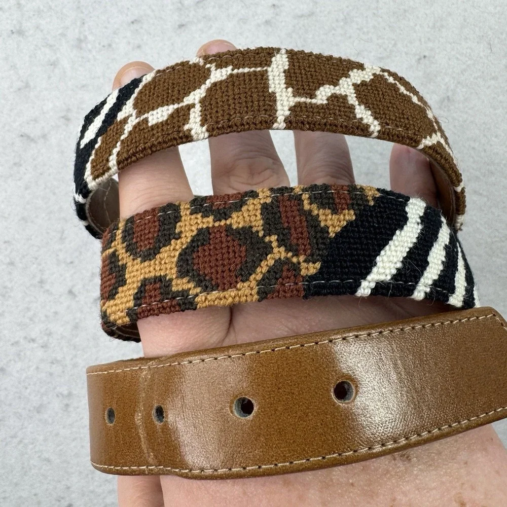 Vintage Y2K Vogue Accessories Custom Made Animal Print Size Small / Medium Retro
